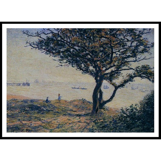 A Cardiff Shipping Lane 1897, A New Print Of an Alfred Sisley Painting