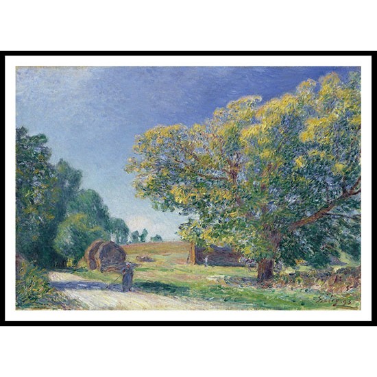 A Forest Clearing 1885, A New Print Of an Alfred Sisley Painting