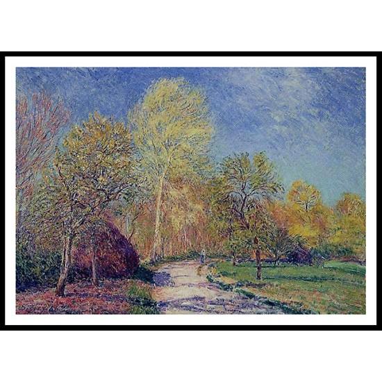 A May Morning in Moret 1886, A New Print Of an Alfred Sisley Painting