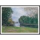 A Turn of the River Loing Summer 1896, A New Print Of an Alfred Sisley Painting