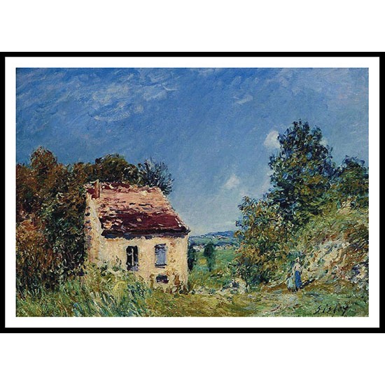 Abandoned House, A New Print Of an Alfred Sisley Painting