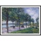 Alley of Chestnut Trees 1876, A New Print Of an Alfred Sisley Painting