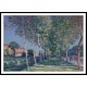 Alley of Poplars in the Outskirts of Moret sur Loing 1890, A New Print Of an Alfred Sisley Painting