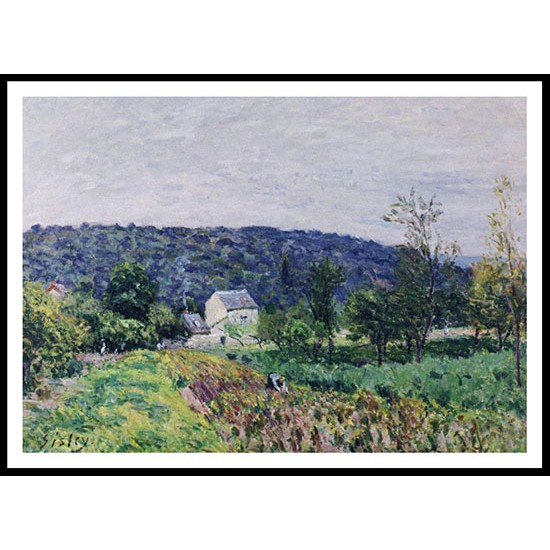 An Autumn Evening near Paris, A New Print Of an Alfred Sisley Painting