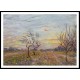 An Orchard in the Outskirts of Moret sur Loing 1890, A New Print Of an Alfred Sisley Painting