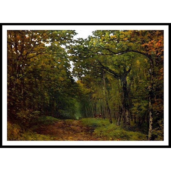 Avenue of Chestnut Trees near La Celle Saint Cloud, A New Print Of an Alfred Sisley Painting