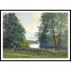 Banks of the Loing 1895, A New Print Of an Alfred Sisley Painting