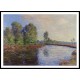 Banks of the Loing 1896, A New Print Of an Alfred Sisley Painting