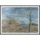 Banks of the Loing Autumn Effect 1881, A New Print Of an Alfred Sisley Painting