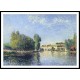 Banks of the Loing at Moret, A New Print Of an Alfred Sisley Painting