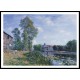 Banks of the Loing at Moret in Summer 1891, A New Print Of an Alfred Sisley Painting