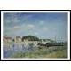 Banks of the Loing at Saint Mammes 1885, A New Print Of an Alfred Sisley Painting