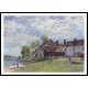 Banks of the Loing at Saint Mammes in Summer 1883, A New Print Of an Alfred Sisley Painting