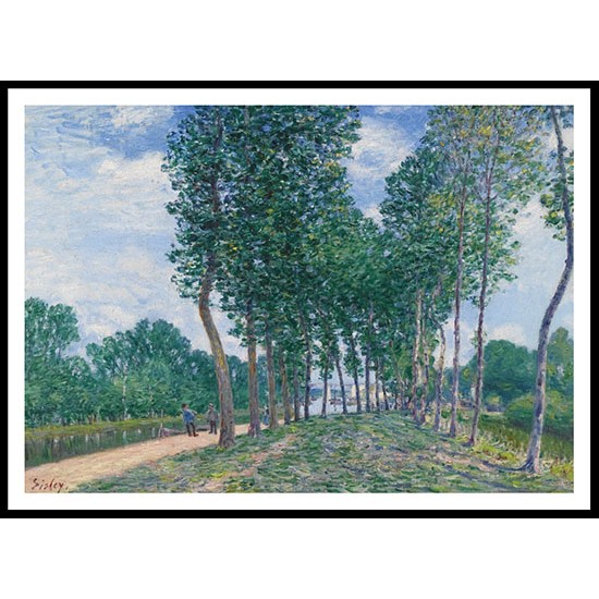 Banks of the Loing near Moret 1872, A New Print Of an Alfred Sisley Painting