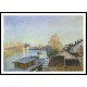 Banks of the Loing near Moret 1890, A New Print Of an Alfred Sisley Painting