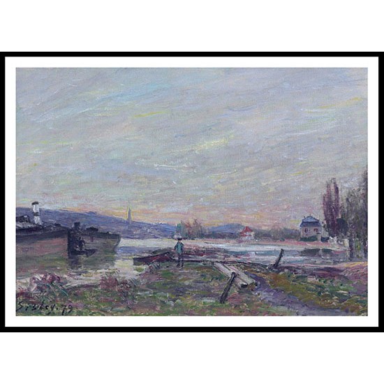 Banks of the Seine 1879, A New Print Of an Alfred Sisley Painting