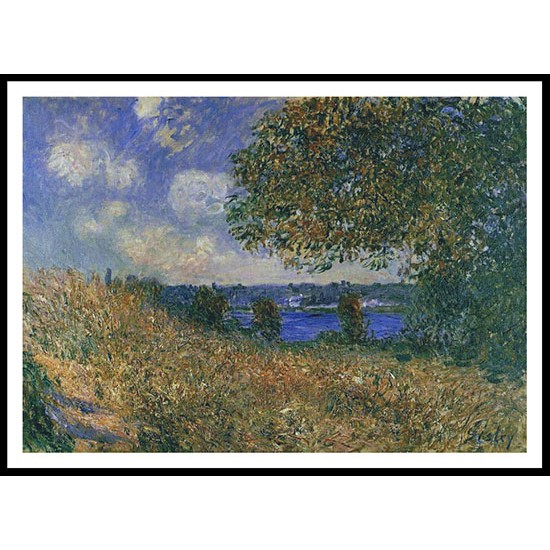 Banks of the Seine at By, A New Print Of an Alfred Sisley Painting