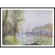 Banks of the Seine in Autumn Food, A New Print Of an Alfred Sisley Painting