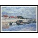 Barges on the Loing at Saint Mammes 1885, A New Print Of an Alfred Sisley Painting