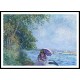 Boat at Veneux Afternoon in September, A New Print Of an Alfred Sisley Painting