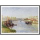 Boats at Saint Mammes 1883, A New Print Of an Alfred Sisley Painting