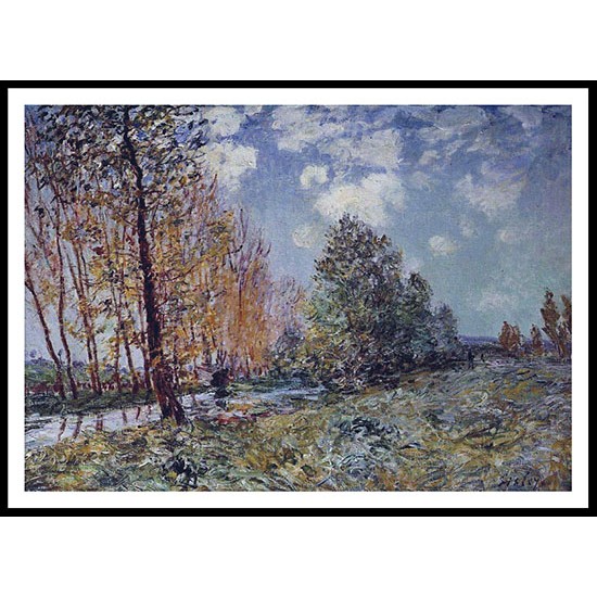 By the River, A New Print Of an Alfred Sisley Painting