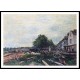 Construction Site at Saint Mammes, A New Print Of an Alfred Sisley Painting