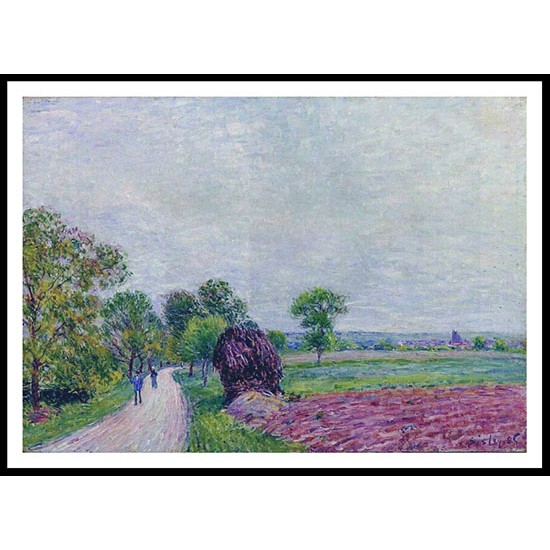 Countryside near Moret 1885, A New Print Of an Alfred Sisley Painting