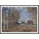 Edge of Fontainbleau Forest near Moret sur Loing, A New Print Of an Alfred Sisley Painting