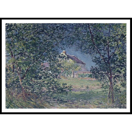 Edge of the Forest in Spring 1885, A New Print Of an Alfred Sisley Painting