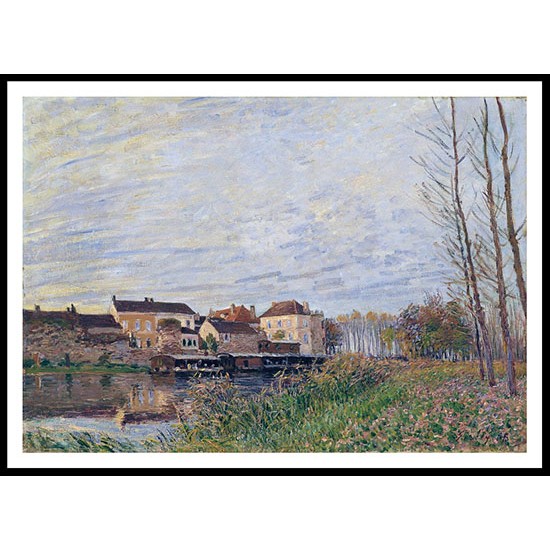 Evening in Moret End of October 1888, A New Print Of an Alfred Sisley Painting