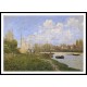 Fishermen Mending Nets 1872, A New Print Of an Alfred Sisley Painting