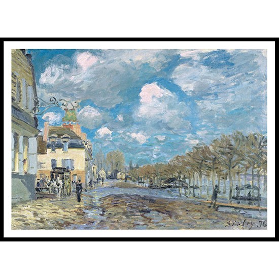 Flood at Port Marly 1876 01, A New Print Of an Alfred Sisley Painting