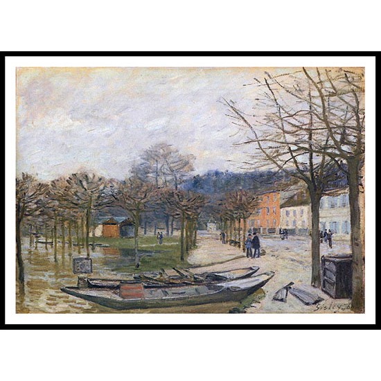 Flood at Port Marly 1876 05, A New Print Of an Alfred Sisley Painting