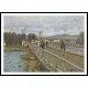 Footbridge at Argenteuil 1872, A New Print Of an Alfred Sisley Painting