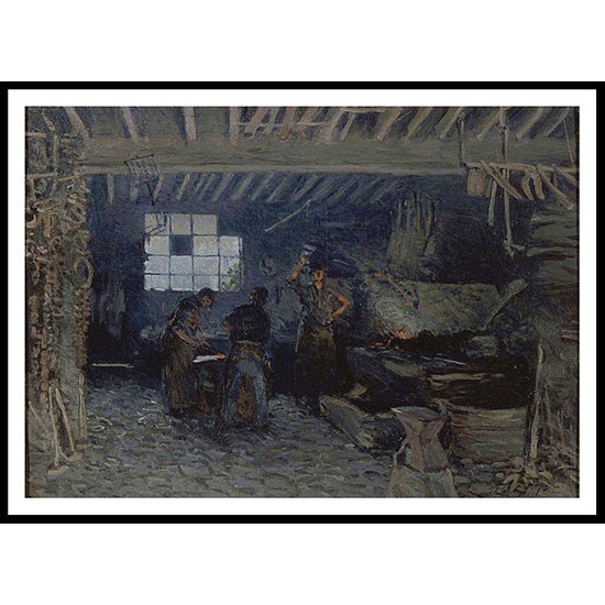 Forge at Marly le Roi 1875, A New Print Of an Alfred Sisley Painting