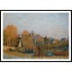 Frosty Morning in Louveciennes 1873, A New Print Of an Alfred Sisley Painting