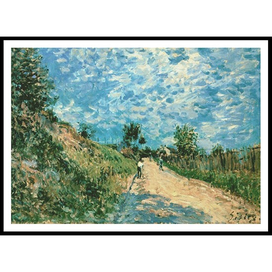 Hill Path, A New Print Of an Alfred Sisley Painting