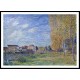 Indian Summer at Moret Sunday Afternoon 1888, A New Print Of an Alfred Sisley Painting