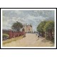 Inn at East Molesey with Hampton Court Bridge 1874, A New Print Of an Alfred Sisley Painting