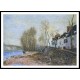 La Croix Blanche at Saint Mammes in Winter 1894, A New Print Of an Alfred Sisley Painting