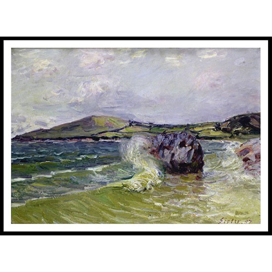 Ladys Cove Wales 1897, A New Print Of an Alfred Sisley Painting