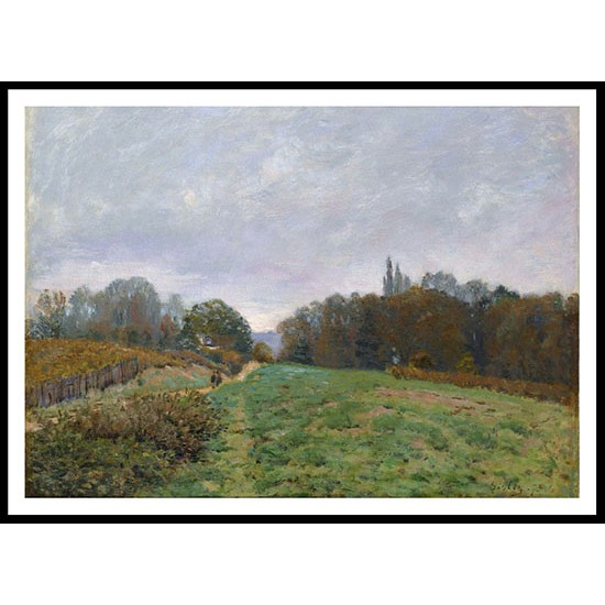 Landscape at Louveciennes 1873 02, A New Print Of an Alfred Sisley Painting