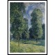 Landscape at Sevres 1878, A New Print Of an Alfred Sisley Painting