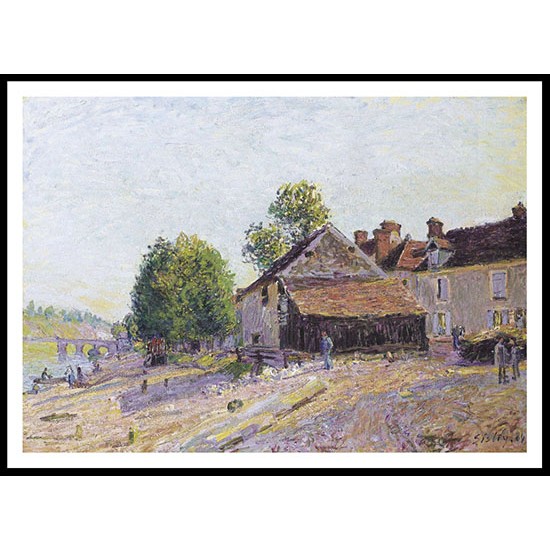 Landscape near Moret 1884, A New Print Of an Alfred Sisley Painting