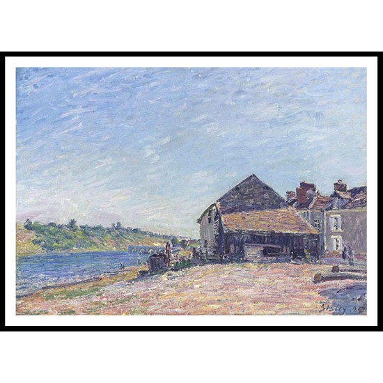 Landscape near Moret 1885, A New Print Of an Alfred Sisley Painting