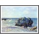 Langland Bay Storrs Rock Morning 1897, A New Print Of an Alfred Sisley Painting