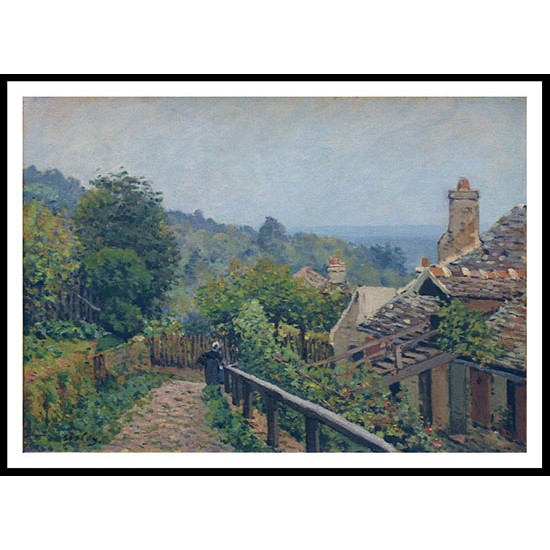 Louveciennes the Hill Path 1873, A New Print Of an Alfred Sisley Painting