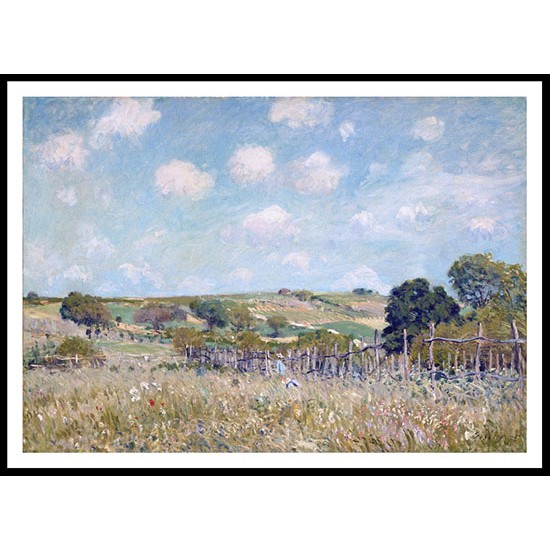 Meadow 1875, A New Print Of an Alfred Sisley Painting