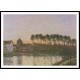 Moret Sunset 1892, A New Print Of an Alfred Sisley Painting